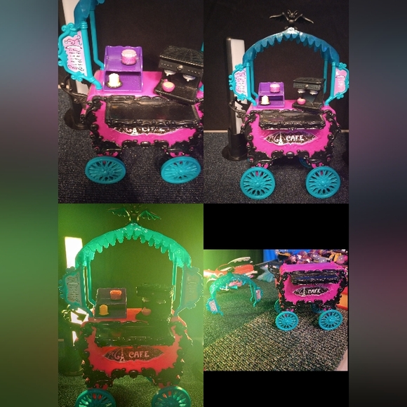 Monster High Cafe Cart+Disembodied Ken(Dolls not included)NOW WITH 2 KENS! - Picture 9 of 10